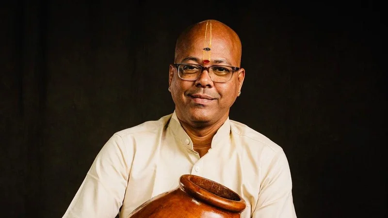 N. Guruprasad gives the clay ghatam a wooden makeover