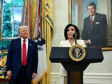 Pirro meets with Trump at White House amid questions about her future