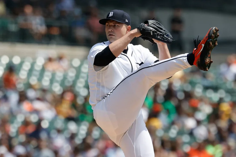 Emotional Tarik Skubal discusses trade to Dodgers