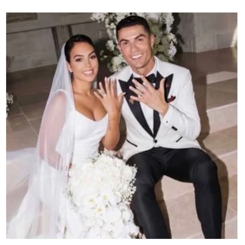 Piers Morgan reacts as Cristiano Ronaldo marries Georgina Rodriguez