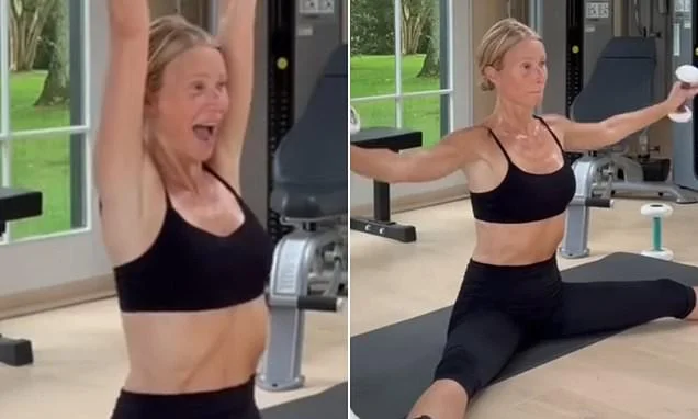 Gwyneth Paltrow, 53, shows off her PHENOMENAL ripped physique in sweaty workout video after joining TikTok