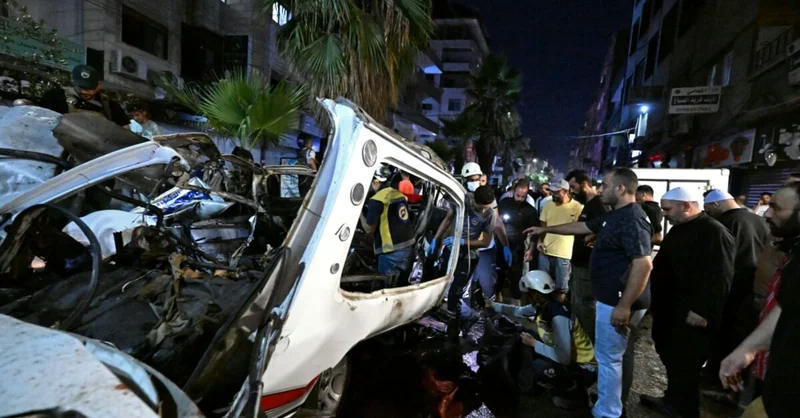 2 killed, 13 wounded in bus blast near Syrian capital: state media