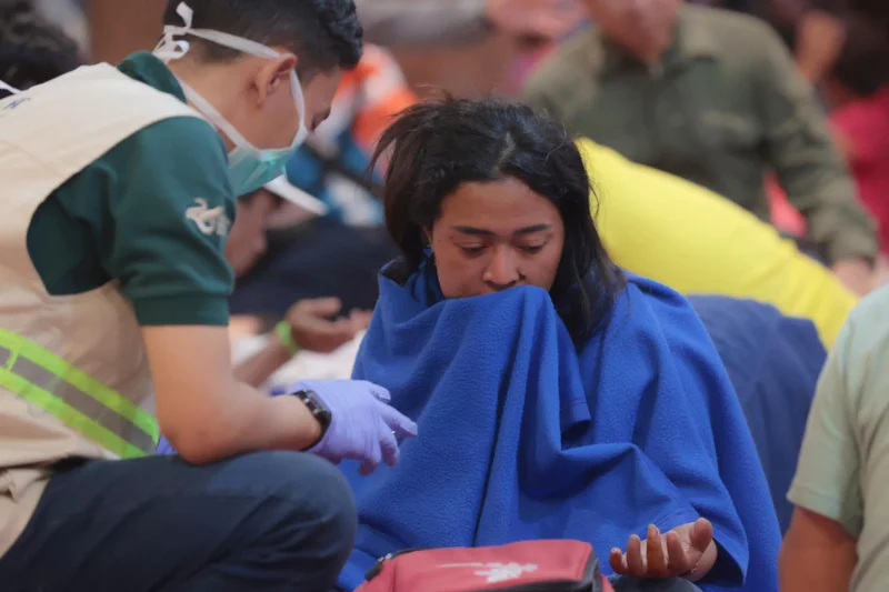 Blaze on Indonesian passenger ferry leaves at least 5 dead, dozens missing