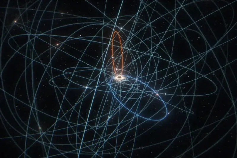 This Star Orbits So Close to Our Galaxy’s Black Hole That Spacetime Twists Around It