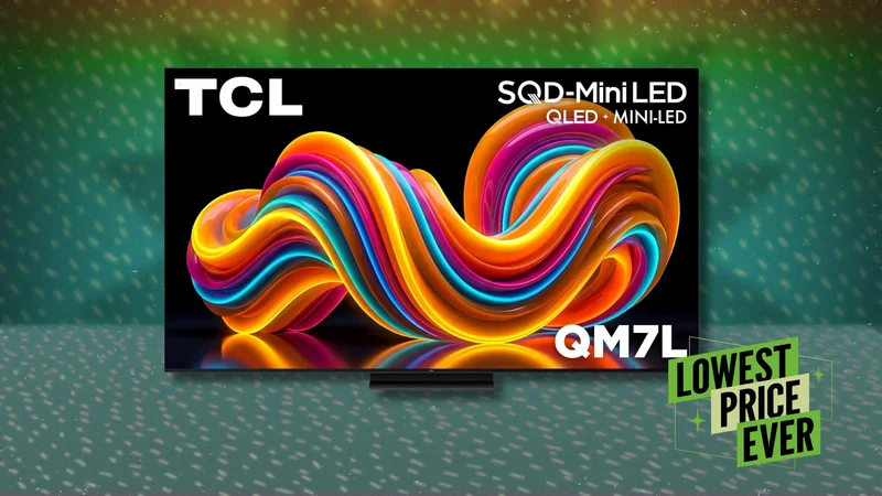 This Massive Mini LED QLED From TCL Is $800 Off Right Now