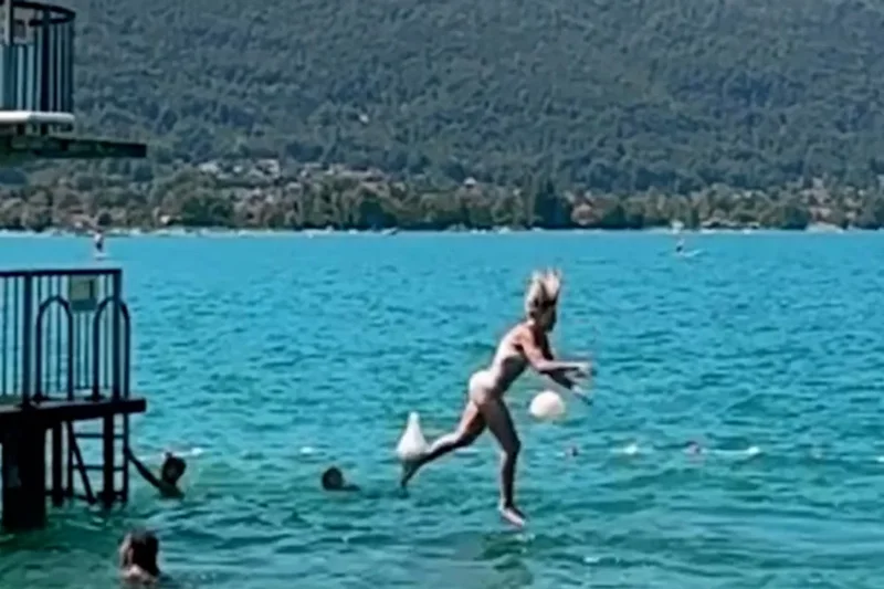 BBC star suffers ‘collapsed lung’ after jumping into a lake during family holiday