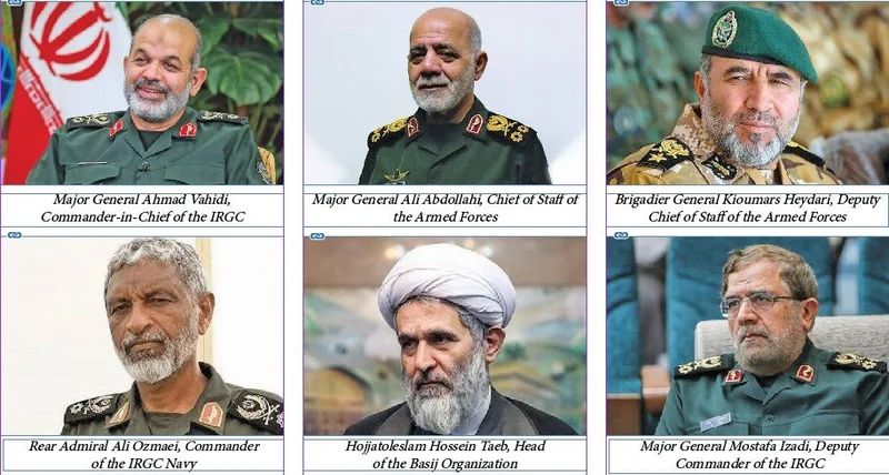 Iran’s Leader appoints six top military commanders