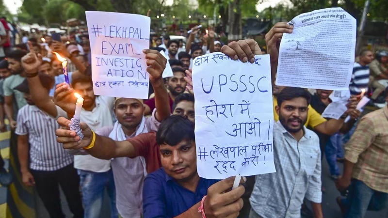 UPSSSC declares recruitment exam result hours after aspirants stage protest outside its office in Lucknow