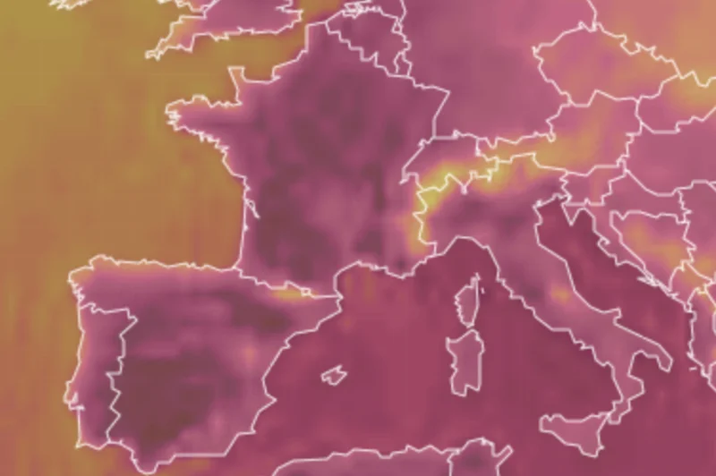 Mapped: Where in Spain and France temperatures could hit 43C as another heatwave hits