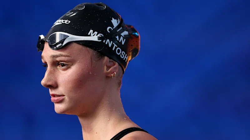 McIntosh is the world record holder in this event. She failed to make the final