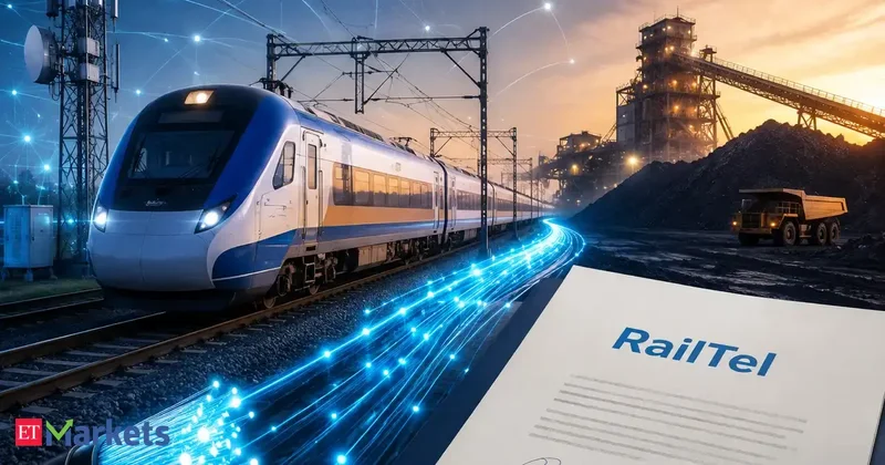 RailTel shares rise 4% after securing Rs 165 crore order from Western Coalfields