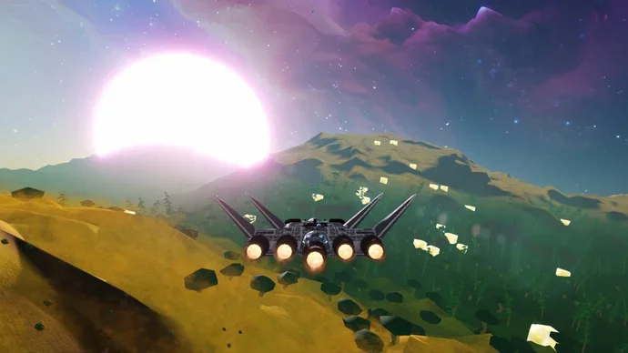 Space News Network is No Man's Sky but you're a roving journalist, blasting bandits while trying to keep your subscribers happy