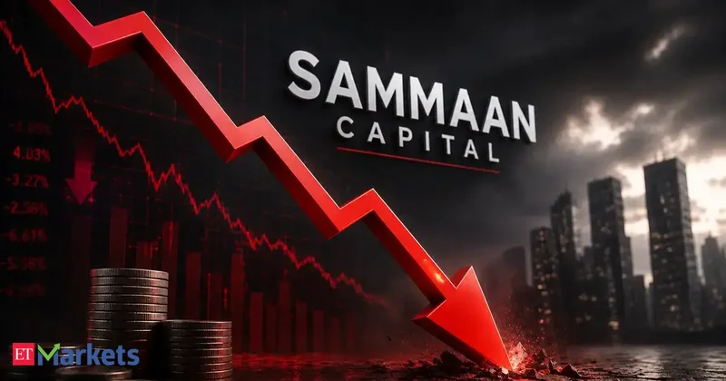 Sammaan Capital shares fall 4% after Q1 profit declines 27% to Rs 243 crore, revenue drops 31%