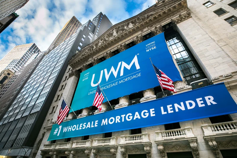 United Wholesale Mortgage plunges 40% after suspending dividend and raising capital