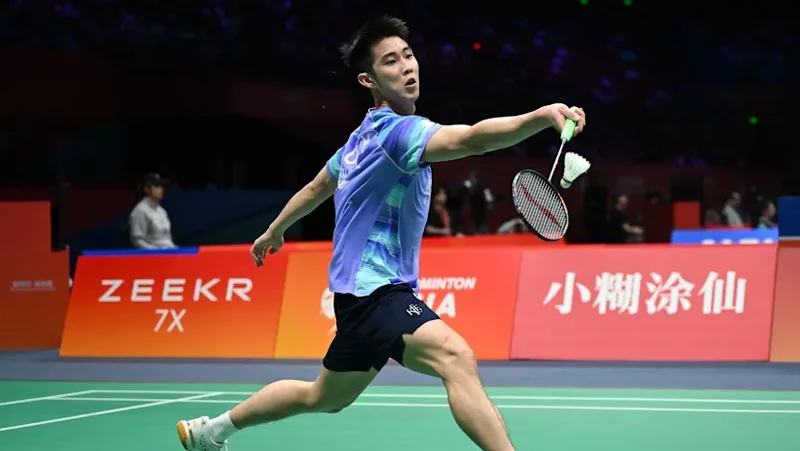 Singapore's Loh Kean Yew exits BWF World Championships after round of 16 loss to Canada's Victor Lai