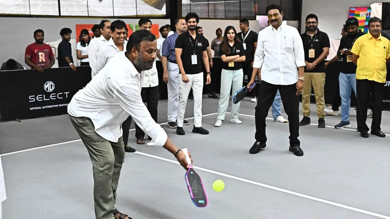 Amaravati Pickleball League begins in Vijayawada