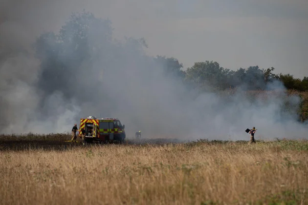 Emergency alert sent to mobile phones with wildfire warning after UK blazes