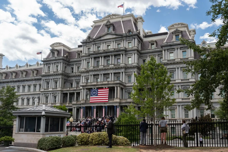 Judge rules paint tests on Eisenhower Building can proceed, advancing Trump’s makeover plans for now