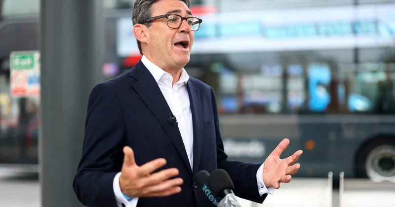 Andy Burnham ‘not embarrassed’ by exchange with Trump aide impersonator
