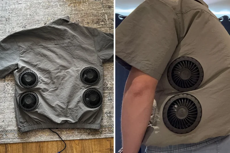 I bought a wearable air con jacket to survive the UK heatwaves – and it was worth every penny