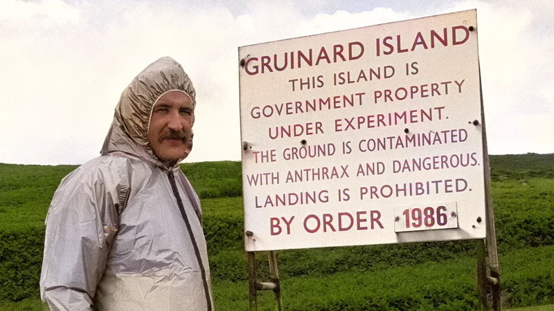 During WWII, England poisoned sheep with anthrax on an idyllic Scottish island