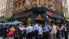 Why there's a row about standing up while drinking in central London