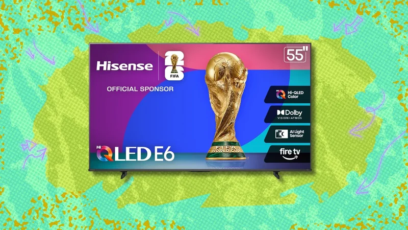 This 55-inch Hisense QLED 4K TV punches way above its price tag — save $131 at Amazon