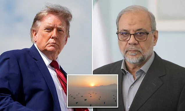 Brazen Iran makes EIGHT demands of the US as it dangles opening the Strait of Hormuz in front of Trump... while launching another attack on allied ship in crucial waterway