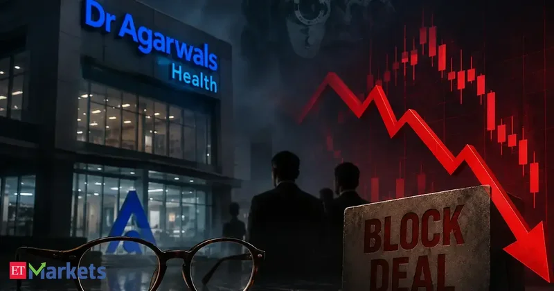 Dr Agarwals Health shares fall 7% after Rs 2,065-crore block deal; Hyperion Investments, Claymore likely sellers