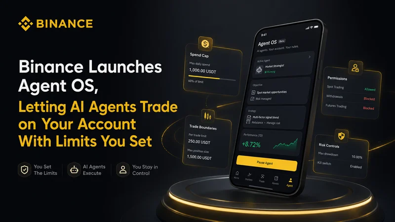 Binance Launches Agent OS, Letting AI Agents Trade on Your Account With Limits You Set