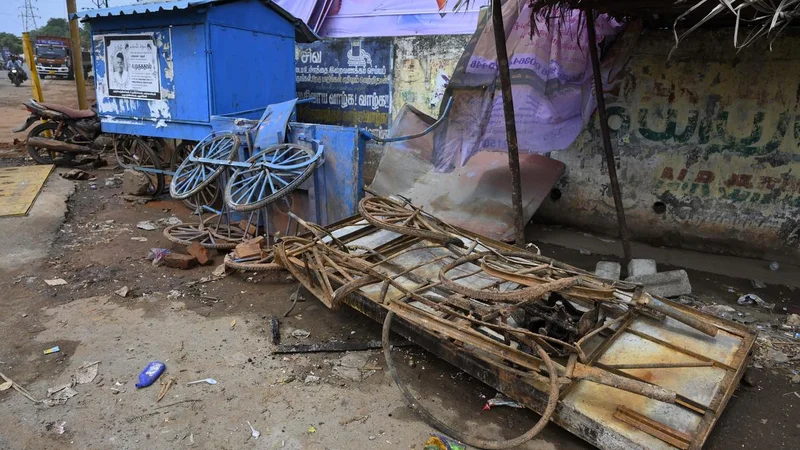 Elderly man killed as wall collapses on roadside eatery in Puducherry