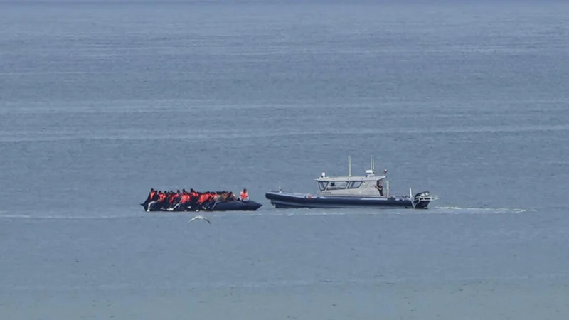 157 migrants rescued after boat catches fire during Channel crossing