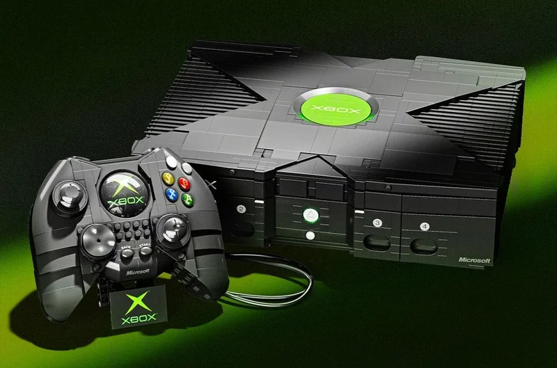 Relive the Original Xbox By Building Your Own 1:1 Scale 3,509-Piece Mattel Brick Shop Version