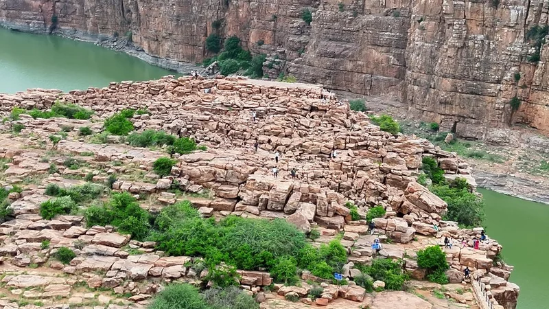 Public drinking and unruly groups: Kadapa police deploy drones at Gandikota