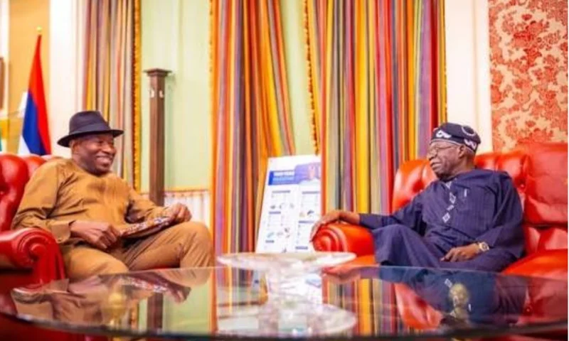 2027: Jonathan meets Tinubu in Aso Villa