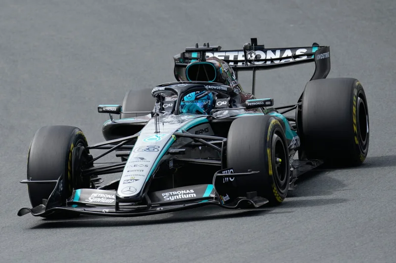 George Russell cruises to sprint race win at F1’s Dutch Grand Prix