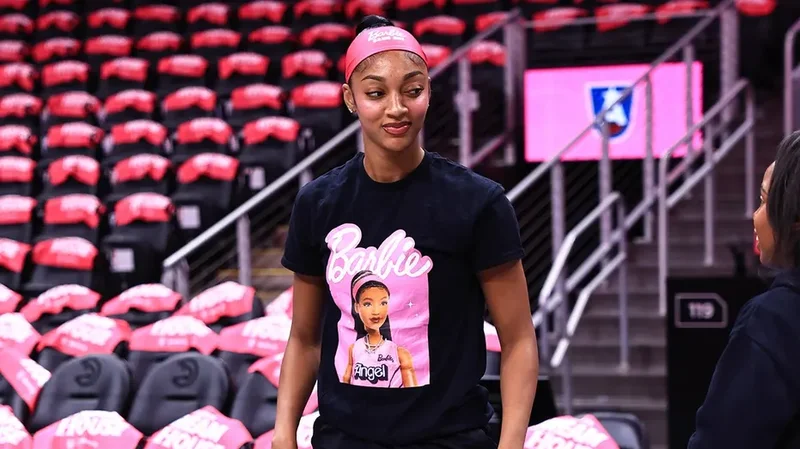 Angel Reese got a Barbie doll, signature shoe and WNBA theme night, then played victim again