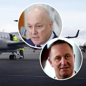 Labour goes on the attack as John Key defends Christopher Luxon’s Defence Force flights