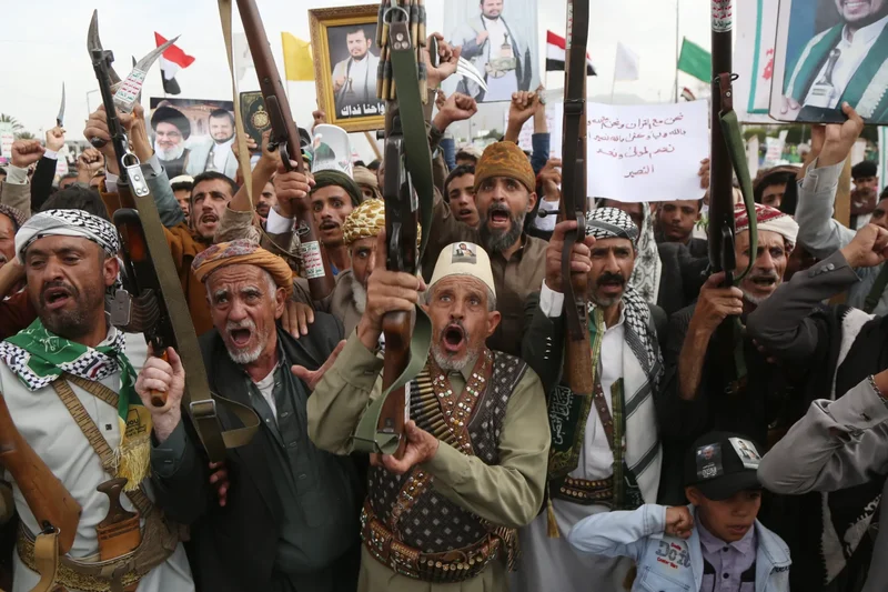 Iran-backed Houthi rebels attack crucial Red Sea port and Saudi Aramco refinery as fighting escalates