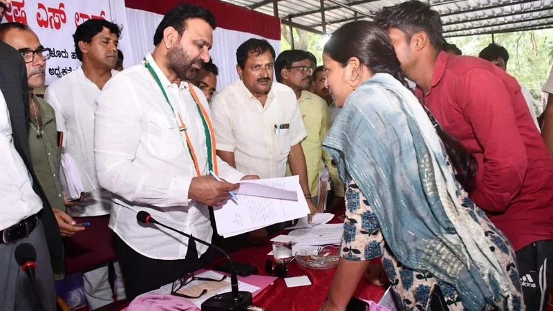 Minister Santosh Lad holds review meeting, stresses extensive awareness programmes on government schemes