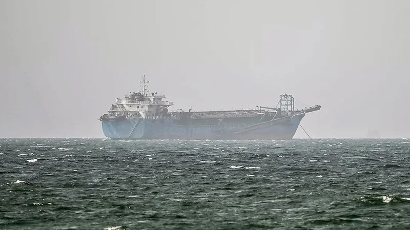 Trade vessel struck by projectile in Strait of Hormuz amid US-Iran talks