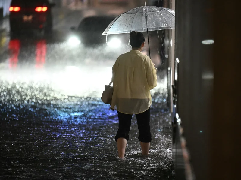 Record rainfall leaves four dead, thousands stranded in Japan