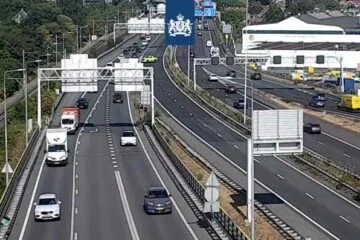 A12 motorway closed near The Hague after six-car collision