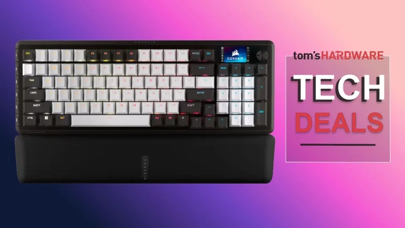 Save $60 on Corsair's impressive 96% gaming keyboard with Elgato Stream Deck integration — the Vanguard 96 RGB features pre-lubed mechanical switches, sound dampening, a color LCD screen, and a full-size number pad