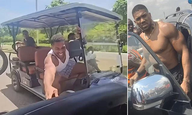 'Dangerous, reckless and stupid' Anthony Joshua is called out over golf buggy stunts by boxing icon Johnny Nelson, eight months after surviving Nigeria car crash that killed his friends
