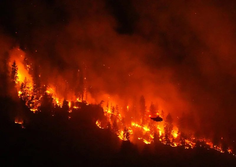 Trump blames Canada for fires but experts point to climate change