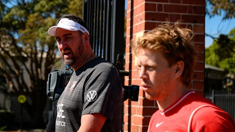 Watch LIVE: Swans captain Callum Mills and coach Dean Cox front the media