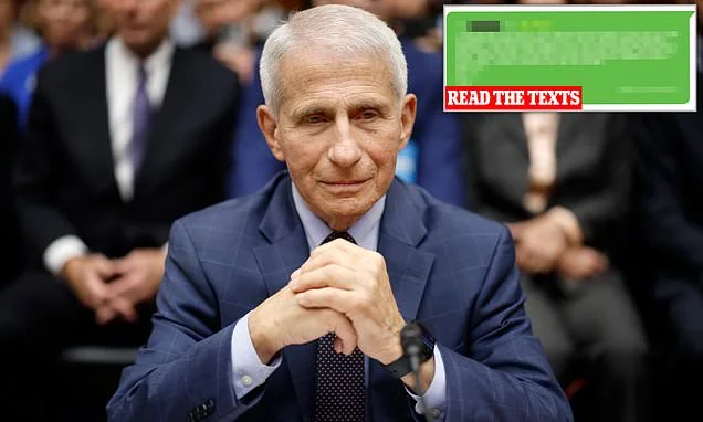 Secret texts from Dr Fauci's COVID-era phone RELEASED including shock pregnant women admission
