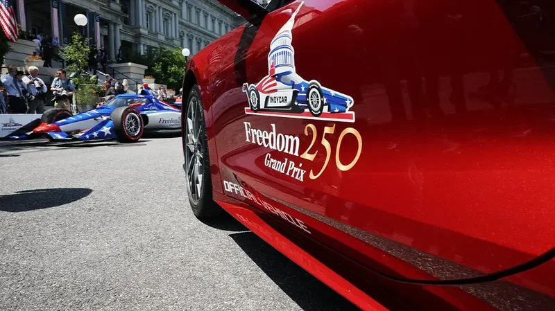 President Trump reportedly will go on a lap of honor around the Freedom 250 Grand Prix street circuit