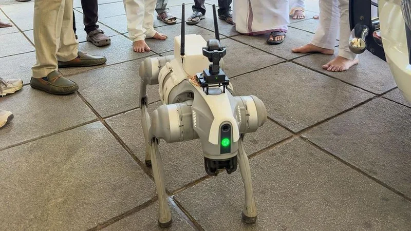 TTD tests AI-powered robotic dog for wildlife monitoring, devotees safety on Tirumala forest paths